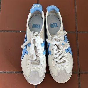 Tiger onitsuka 7.5 blue and cream - excellent condition